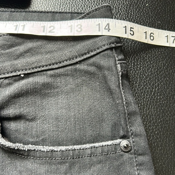 MONFRERE Greyson Distressed Skinny Jean Slash Rodium Black Mens Sz 31 NEW - Picture 15 of 16